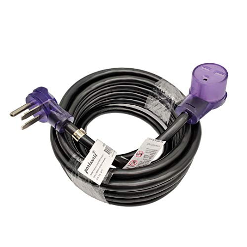 8-Foot SJTOW Power Cord 12/3 6-30 Plug Black